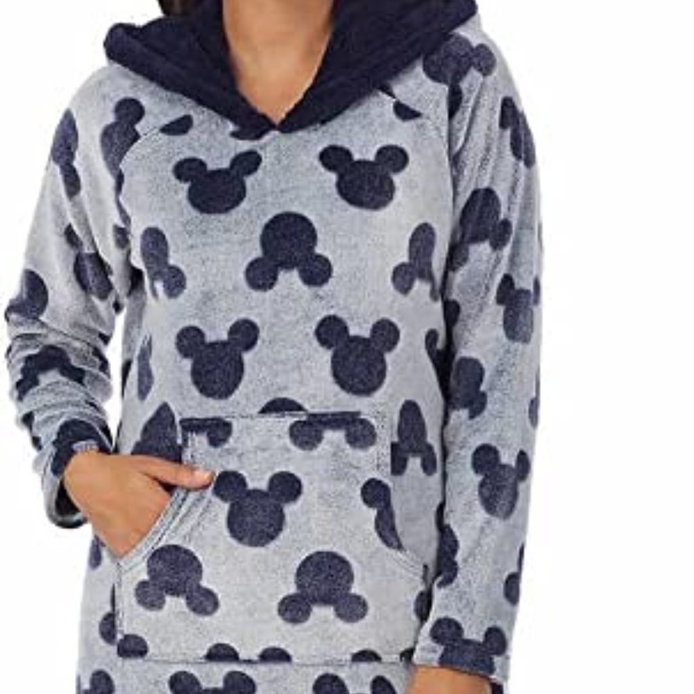 Disney Women's Mickey Mouse Fleece Lounge Hoodie
